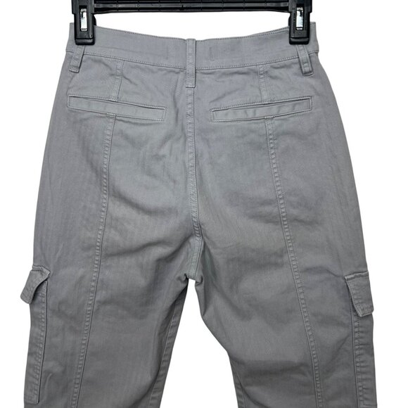 Madewell 90s Straight Cargo Pants Gray Comfortable Fit Casual Style Size 24 - Picture 13 of 16
